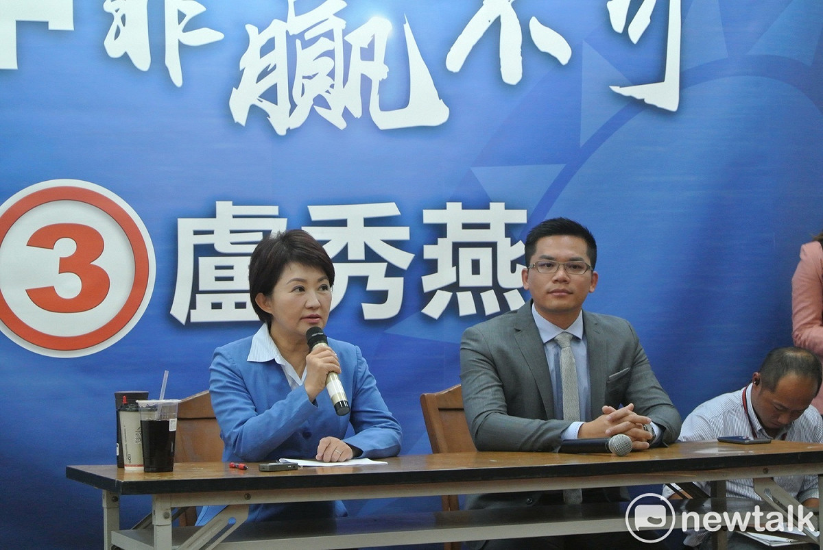 盧秀燕說明率先發布吳皇昇人事命令的意義是，「新好台中，就從年輕人開始！」 唐復年/攝
