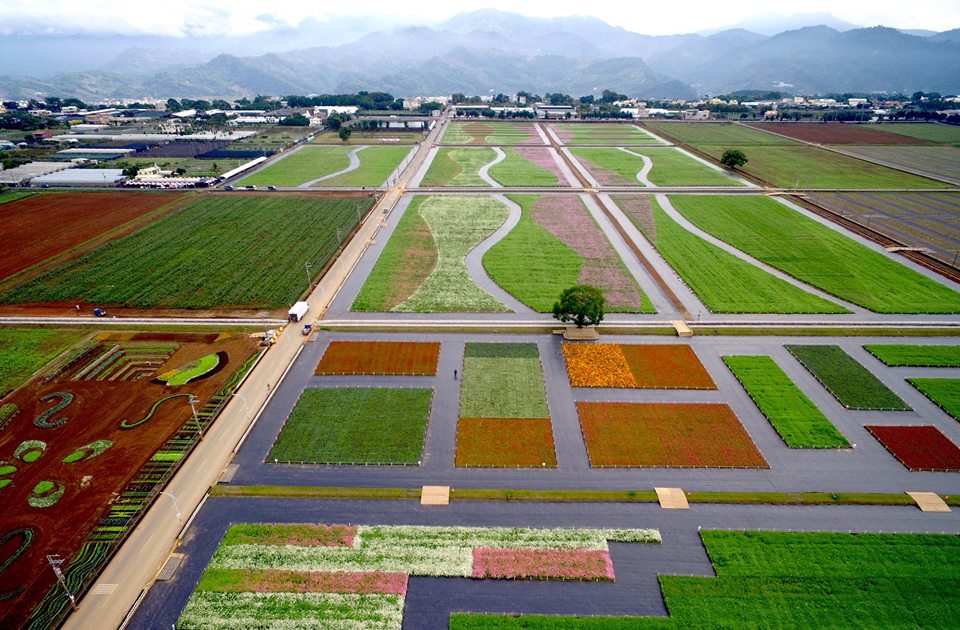 此次新社花海的的展場總面積約有50公頃。 圖：截自2018新社花海臉書
