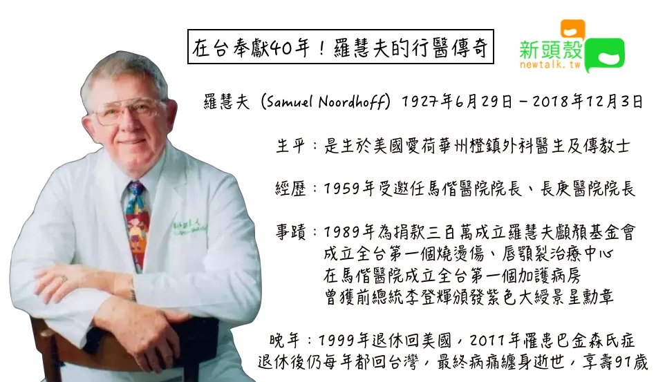 一生都奉獻給台灣醫界的羅慧夫醫師。 圖：張嘉哲/製作