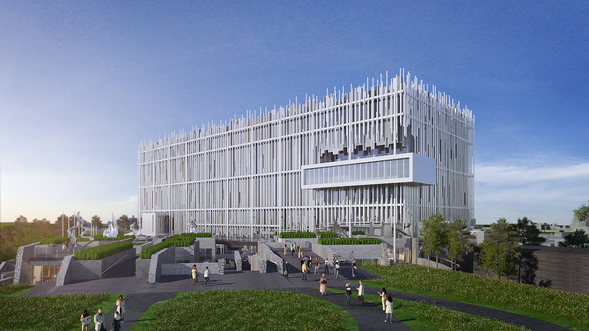 新北市立美術館建築示意圖。 圖：新北市文化局／提供