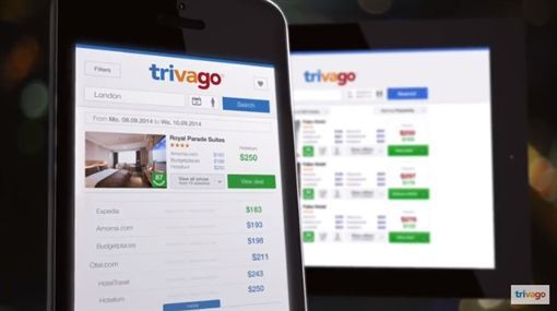 飯店比價網站Trivago近日遭指控有誤導消費者之嫌。 圖：翻攝Trivago Youtube