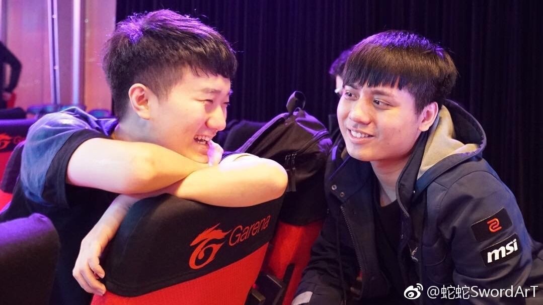 Maple與SwordArT將攜手加盟LPL戰隊Suning Gaming（SNG）。 圖：翻攝自 SwordArT 微博