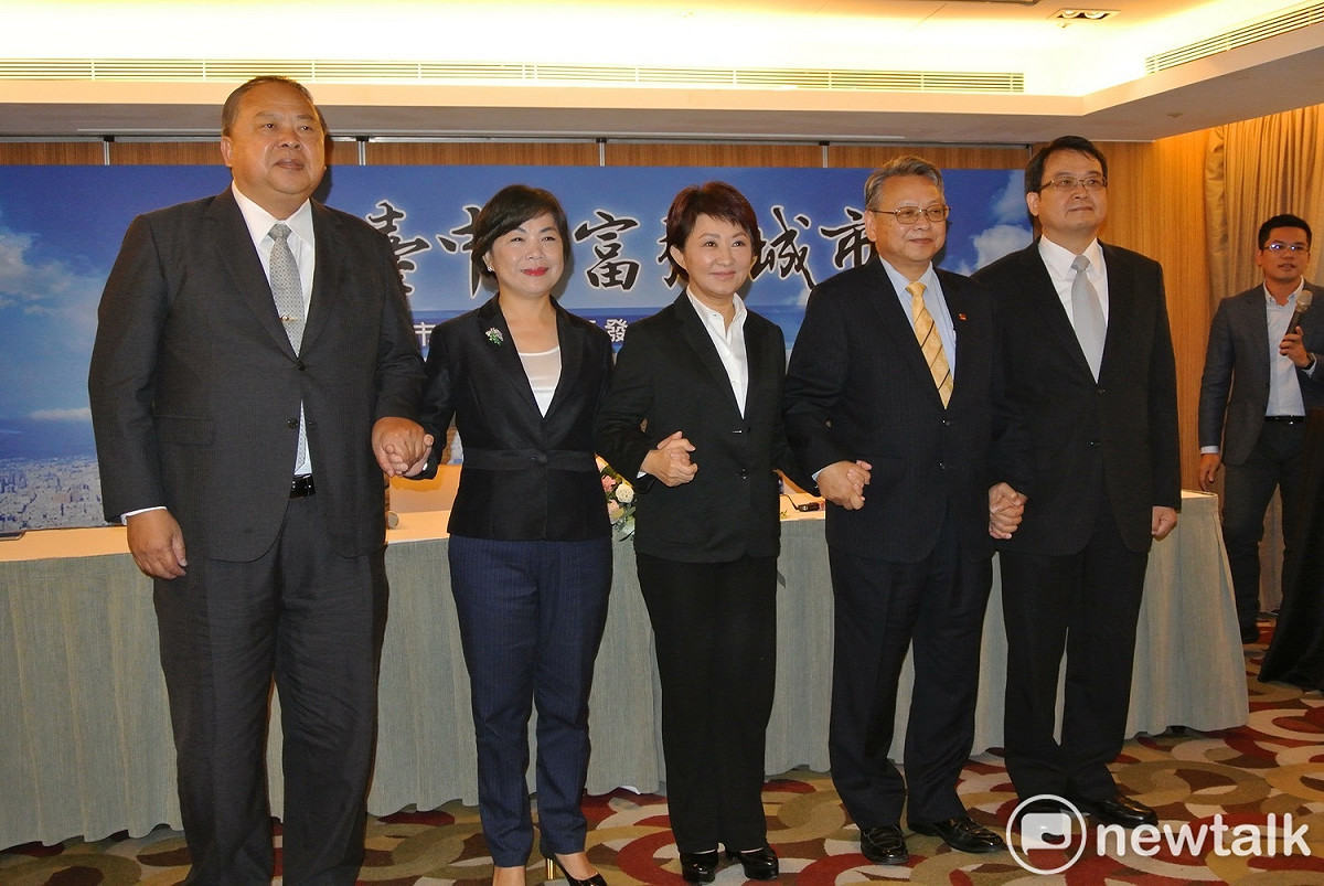 台中市長當選人盧秀燕第二波人事公布三位副市長、秘書長；今公布第三波。 圖 : 唐復年/攝(資料畫面)