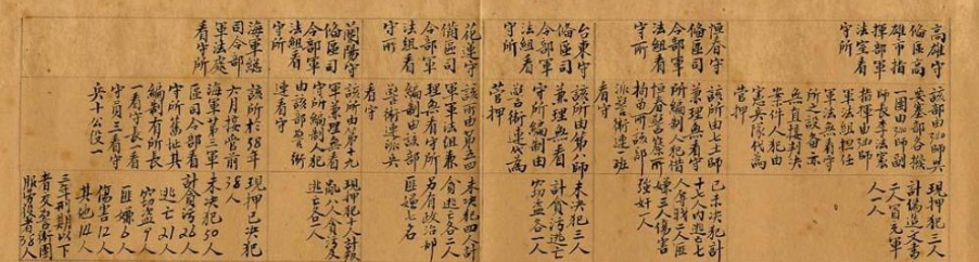 「軍人監獄及各級單位看守所視察實施情形報告」（局部影像）。 圖：檔案管理局典藏國防部軍法局檔案/促轉會提供