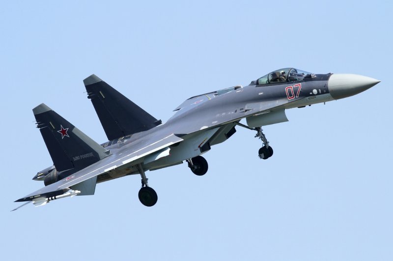 俄羅斯Su-35 戰鬥機。 圖 : 翻攝自維基百科