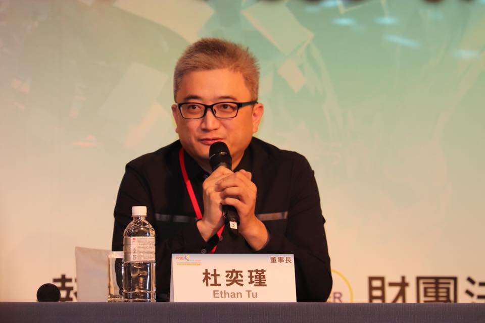 PTT創辦人杜奕瑾。 圖：翻攝自杜奕瑾臉書