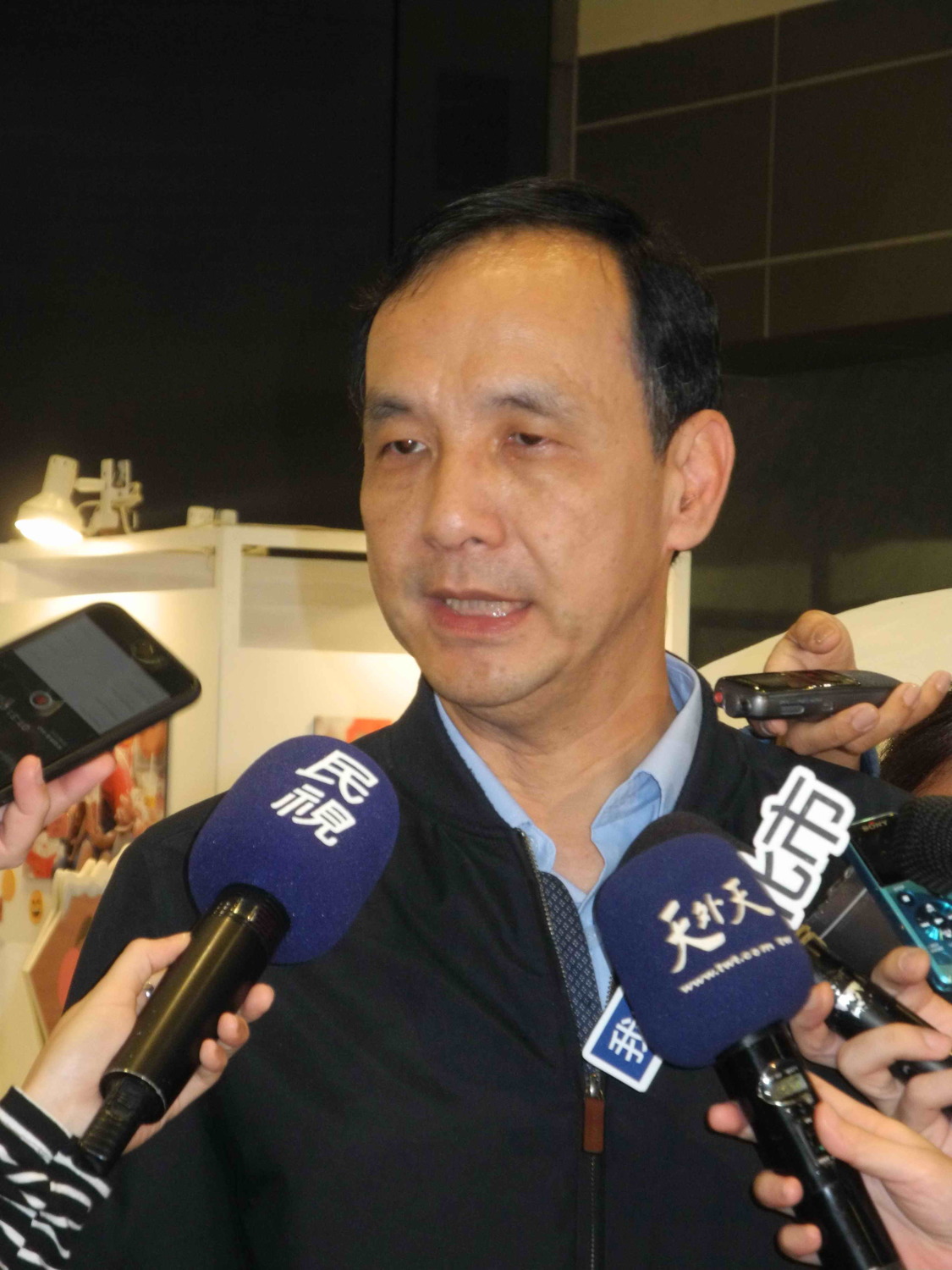 針對吳寶春的聲明引起熱議，蔡總統認為是政治壓迫，朱立倫表示「台灣人自己先不要預設立場打壓自己的同胞，比較重要」。 圖：壬峻昌/攝