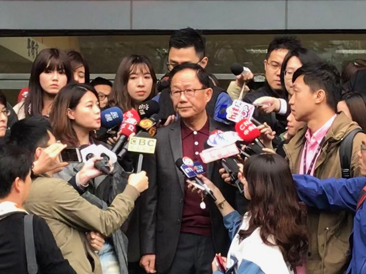 丁守中中午已委請律師提請選舉無效訴訟。 圖：周煊惠／攝