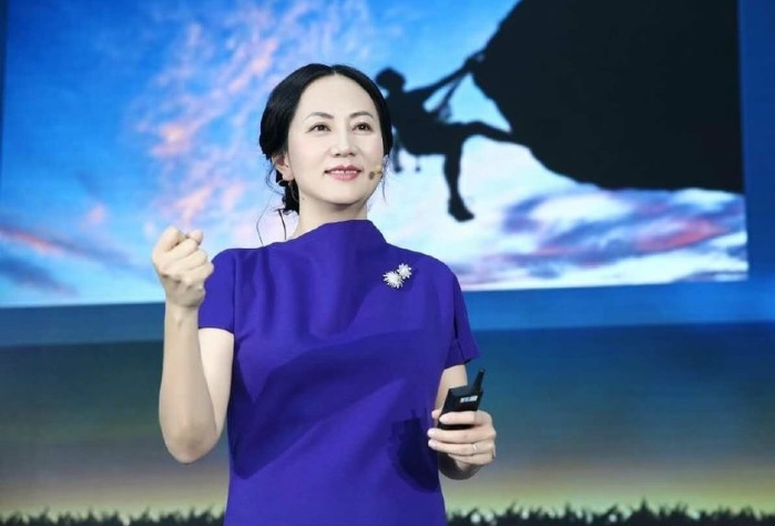 華為副董事長兼CFO孟晚舟。 圖：翻攝自華為雲微博