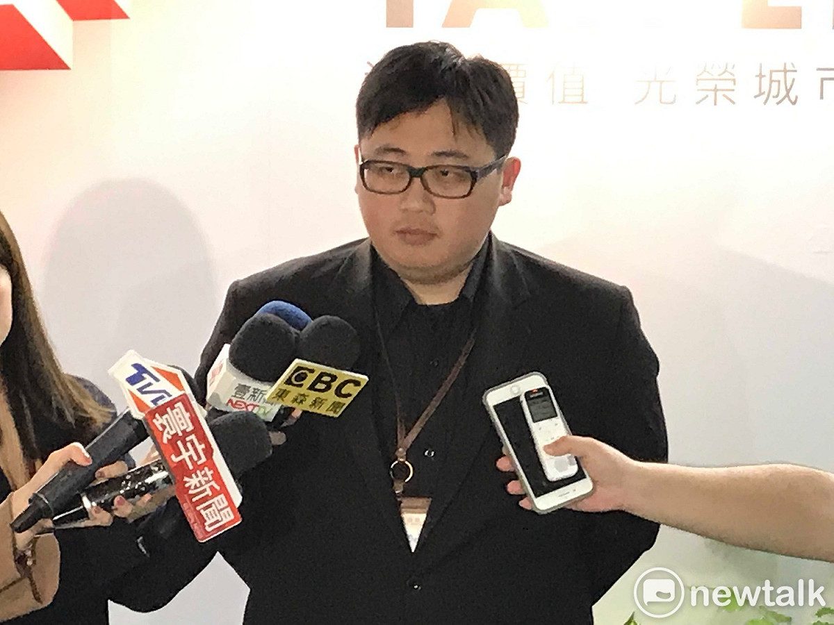 北市府發言人劉奕霆。 圖：周煊惠 / 攝
