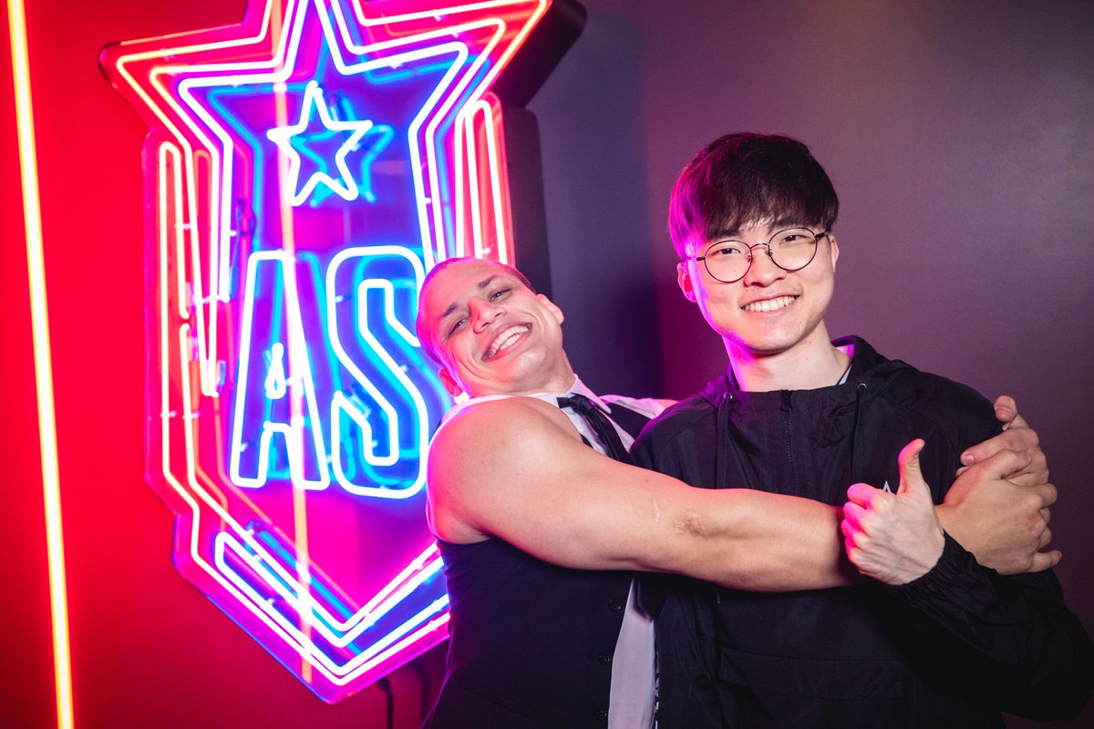 Tyler1的熱情連Faker也擋不住。