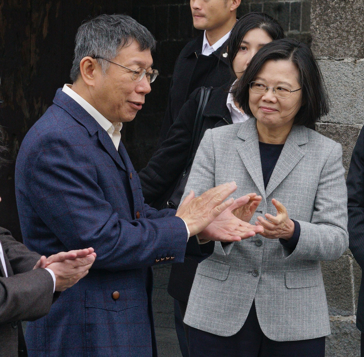 蔡柯今天登場。 圖：張良一／攝