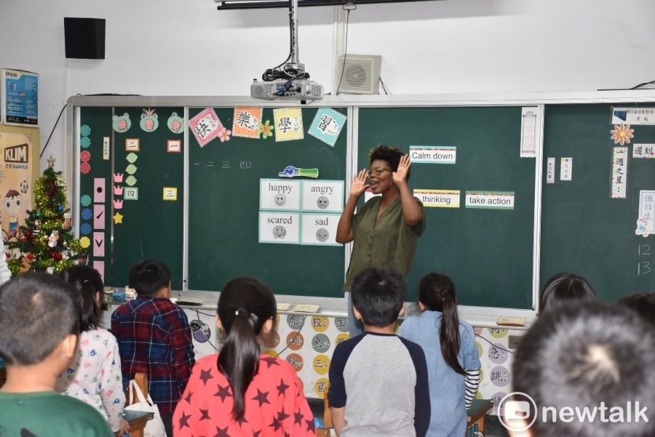 高市成功國小雙語教學實驗課程已見初步成效。 圖：孫家銘/攝