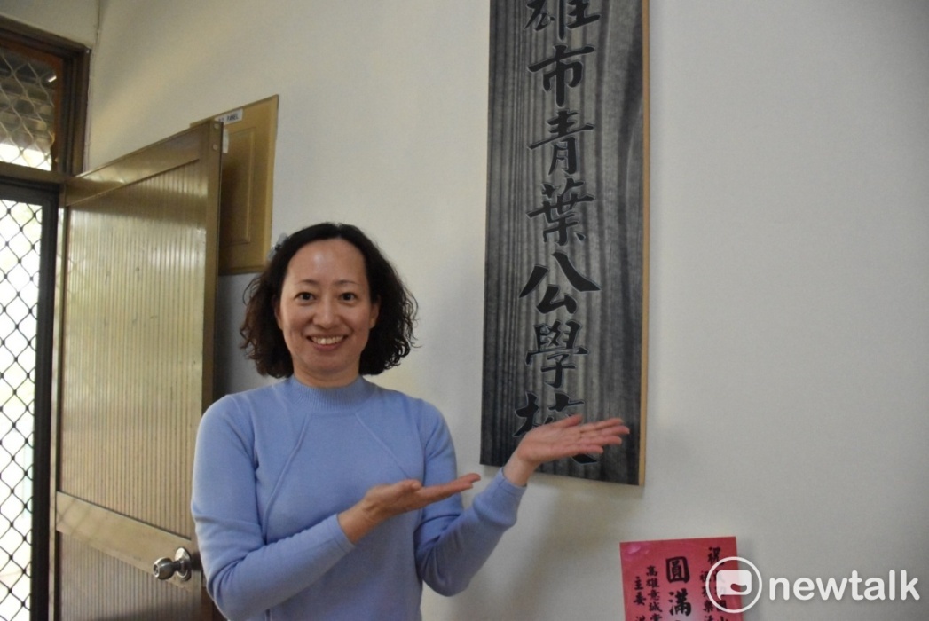 高市成功國小校長呂佳真期待未來增加外語師資員額。 圖：孫家銘/攝
