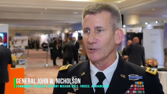 美國海軍作戰部長尼科爾森上將是軍事世家，將會晤來訪的烏克蘭海軍首長，討論克里米亞外海衝突事件。 圖：翻攝YouTube/ Defence IQ