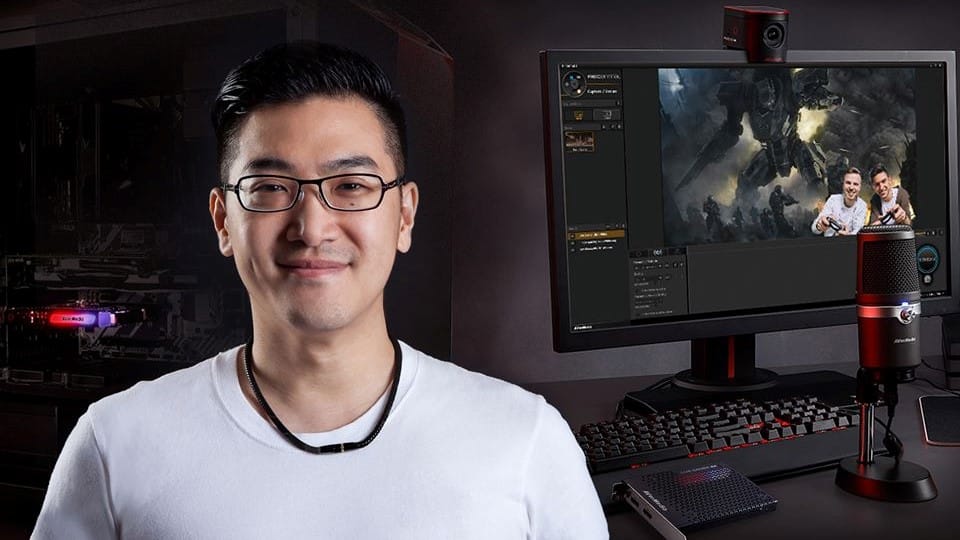 小向GamerBee再喜獲圓剛贊助。 圖：翻攝GamerBee臉書粉專