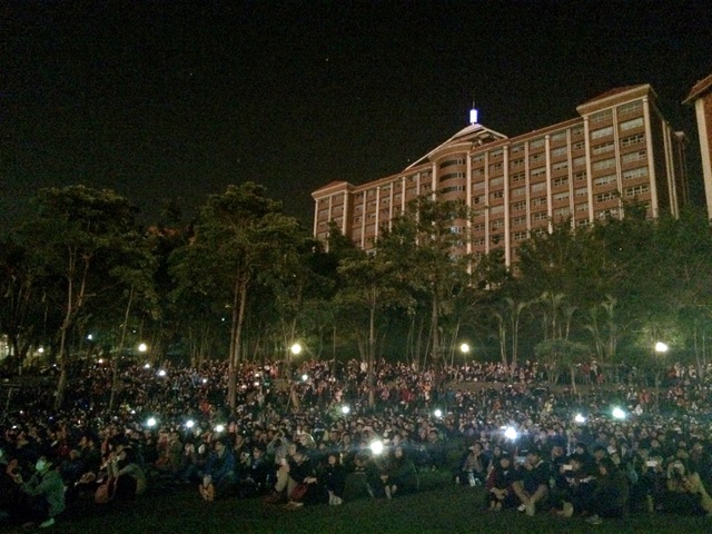 義守大學將在12月31日當天中午12時以後，才開放民眾進入校園內卡位。 圖：義大世界／提供