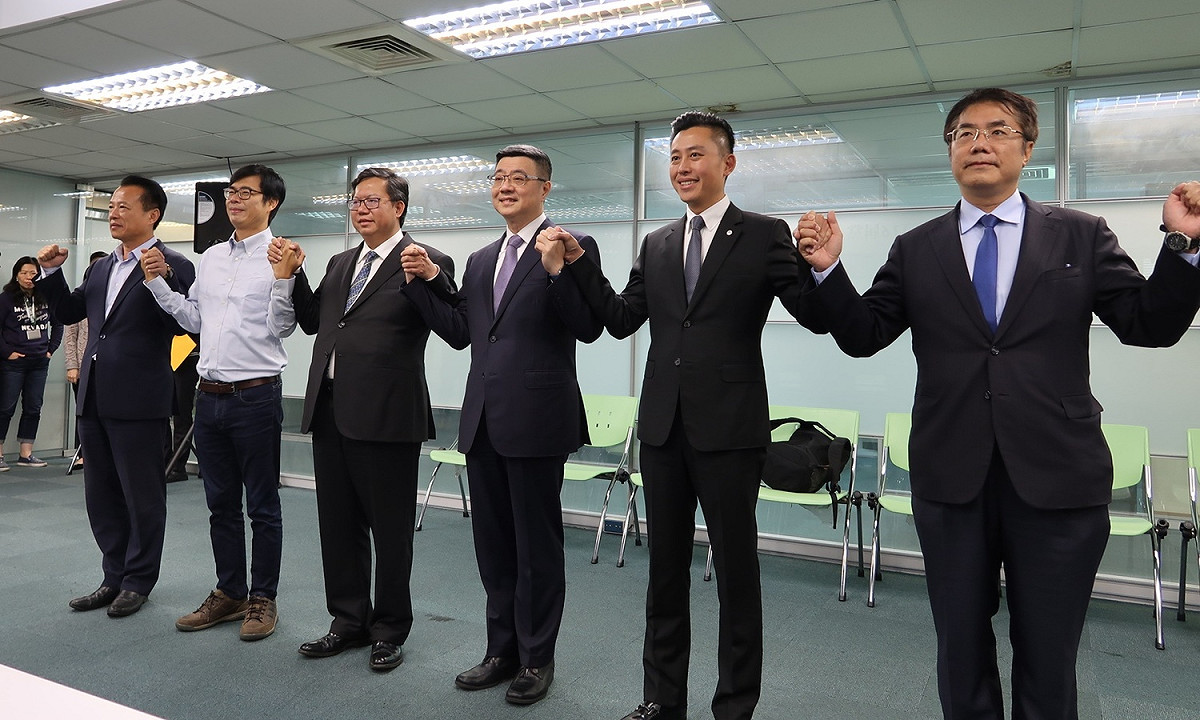 民進黨中生代14日共推卓榮泰參選黨主席。 圖：林朝億/攝（資料照片）