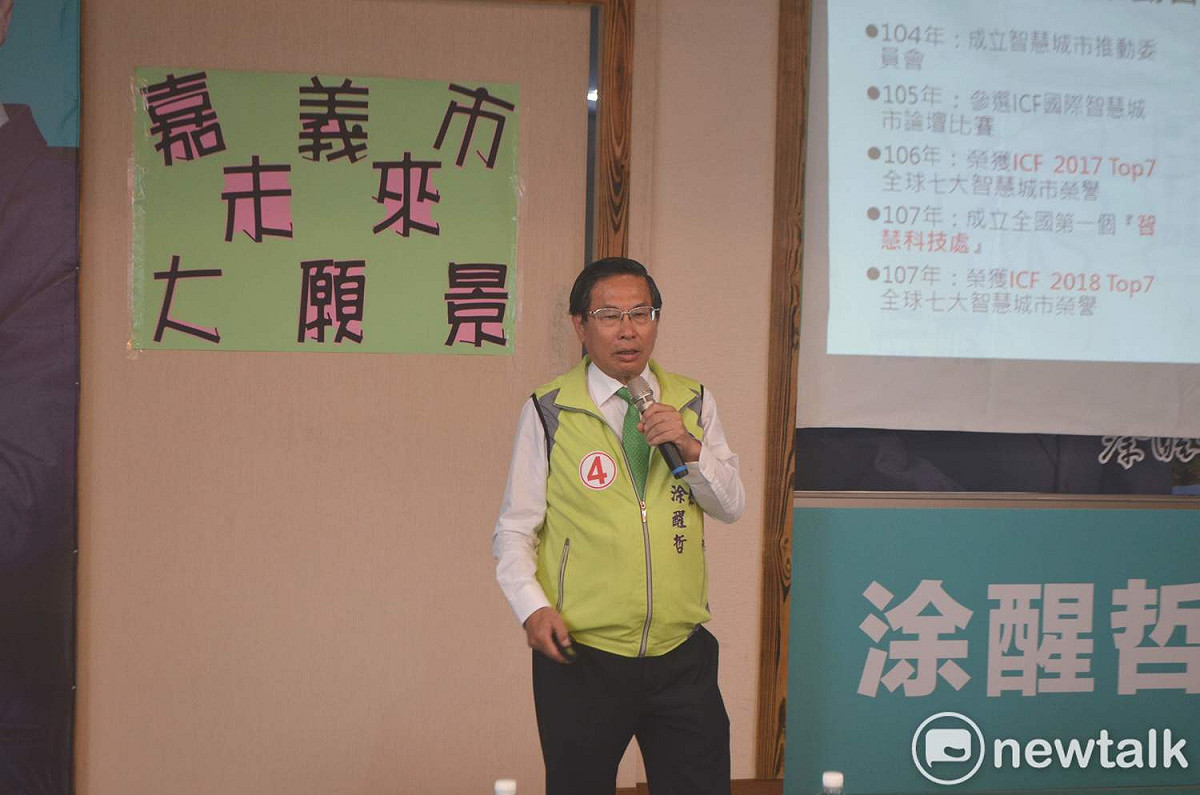 涂醒哲認為選舉過程違法，由幕僚提起選舉無效之訴，地檢署今天以不起訴處分。 圖：蔡坤龍/攝