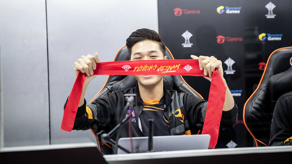 越南第一種子扮演大黑馬，以3-1打敗2018 AWC世界冠軍ahq。 圖：翻攝自GCS Garena flickr