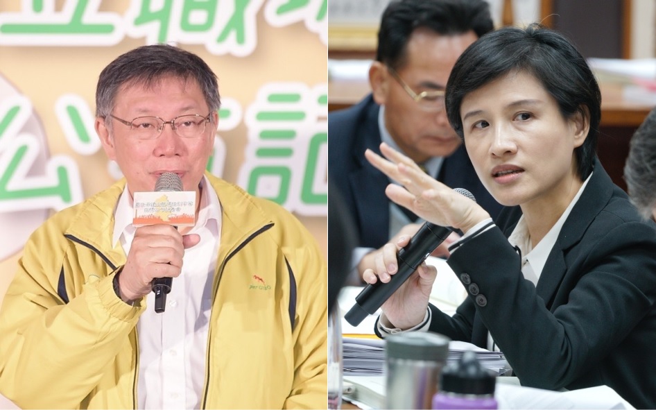 文化部長鄭麗君今(17)日表示，北市府應該要先決定大巨蛋是否要續建，柯文哲則回應，不拆就是要蓋，不然要幹嘛。 圖：新頭殼合成