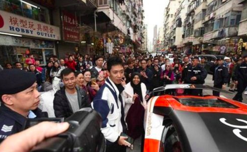 港幣少爺黃鉦傑遭香港警方逮捕。 圖：翻攝推特