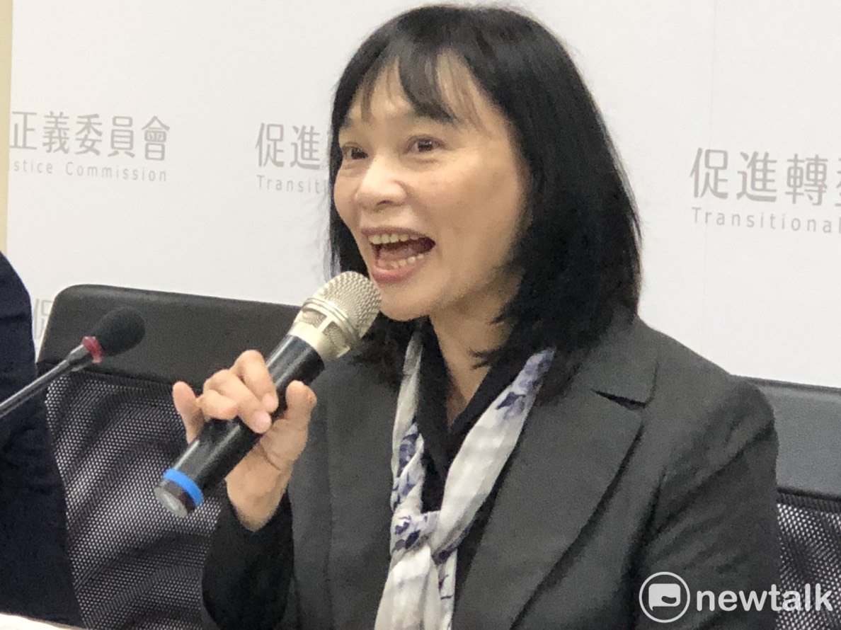 促轉會代主委楊翠說，人博館之前統計出45處不義遺址，經促轉會勘查後發現，新增為51處不義遺址，到今年10月底已勘查8個地點。 圖：謝莉慧/攝