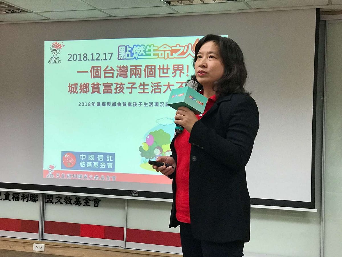 兒福聯盟執行長白麗芳。 圖：許維寧/攝(資料照片)