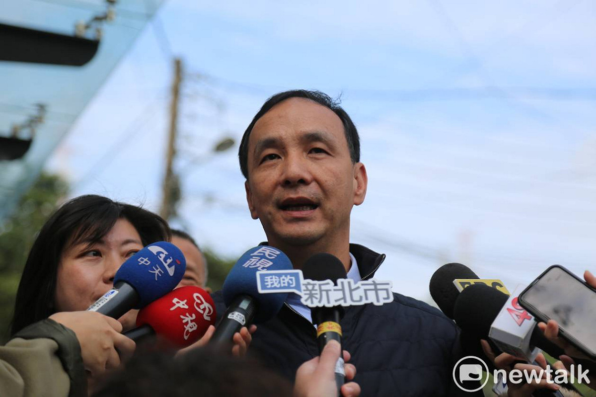 朱立倫認為台灣現在需要的是認真努力的拚經濟、做事情，不需要講政治、談政治，強調卸任新北市長後，他仍會繼續加油努力。 圖：林昀真/攝（資料照片）