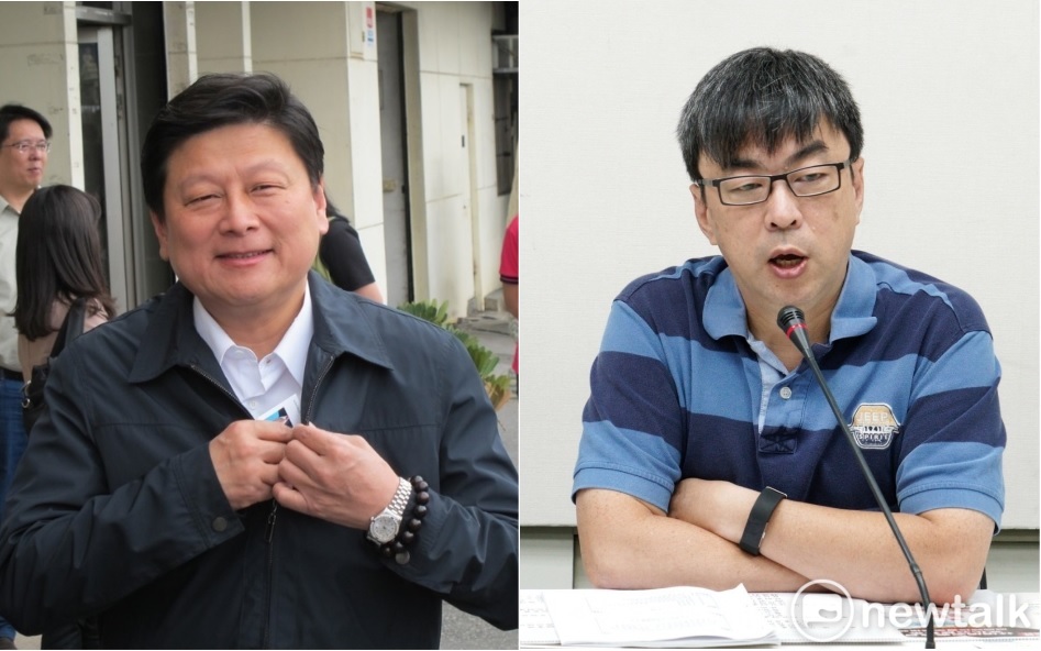 段宜康公布，涉嫌拿錢的14名平面與電視台記者。 圖：新頭殼合成
