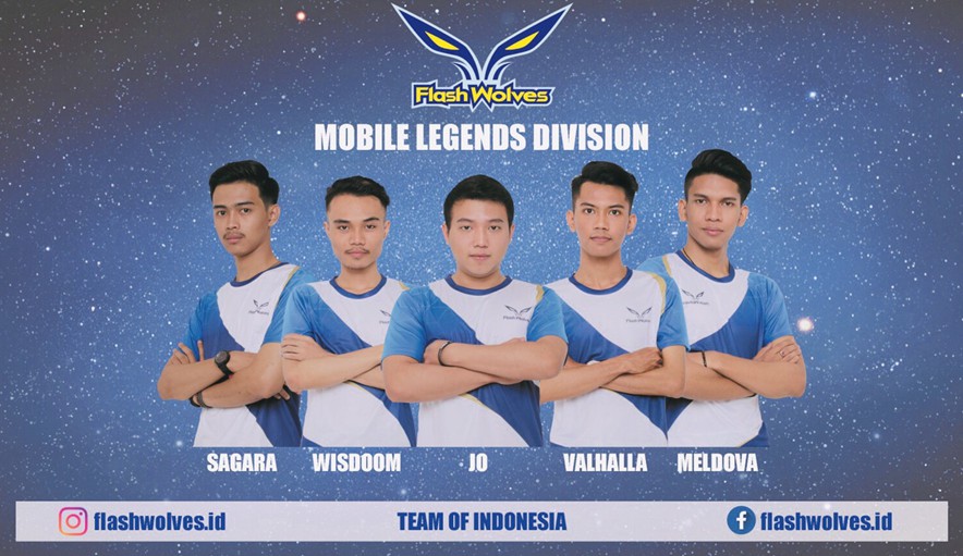 閃電狼職業電競隊海外分部於今日宣佈於印尼成立分部第一支Mobile Legends團隊！ 圖：網銀國際／提供