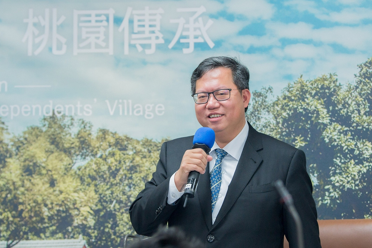 鄭文燦順利連任桃園市長，新的小內閣名單將在22日公布首波，24日公布第二波，現任局處長24日總辭。 圖：桃園市政府/提供