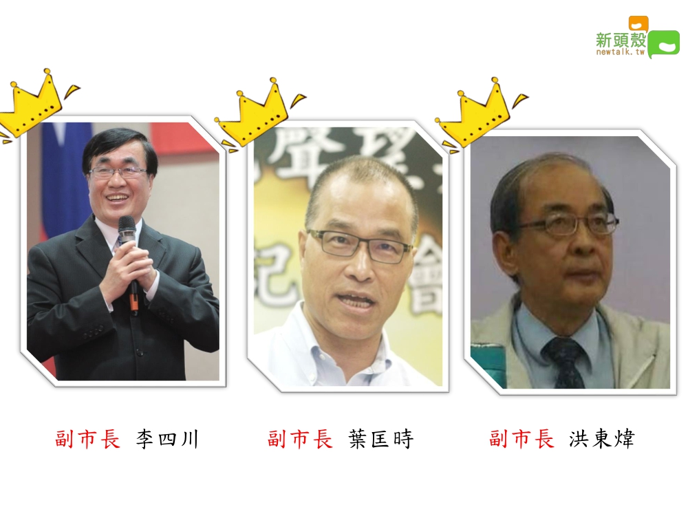 高雄市小內閣人選。 圖：曾鈺閔/製圖