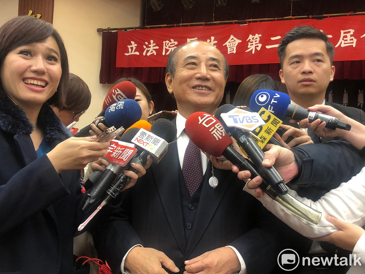 前立法院長、不分區立委王金平中午出席立法院厚生會交接典禮。 圖：趙婉淳／攝