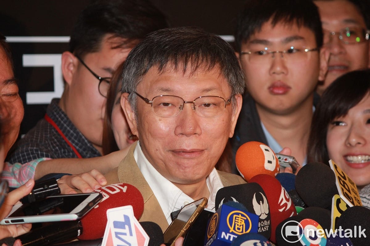 台北市長柯文哲。 圖 : 新頭殼資料照