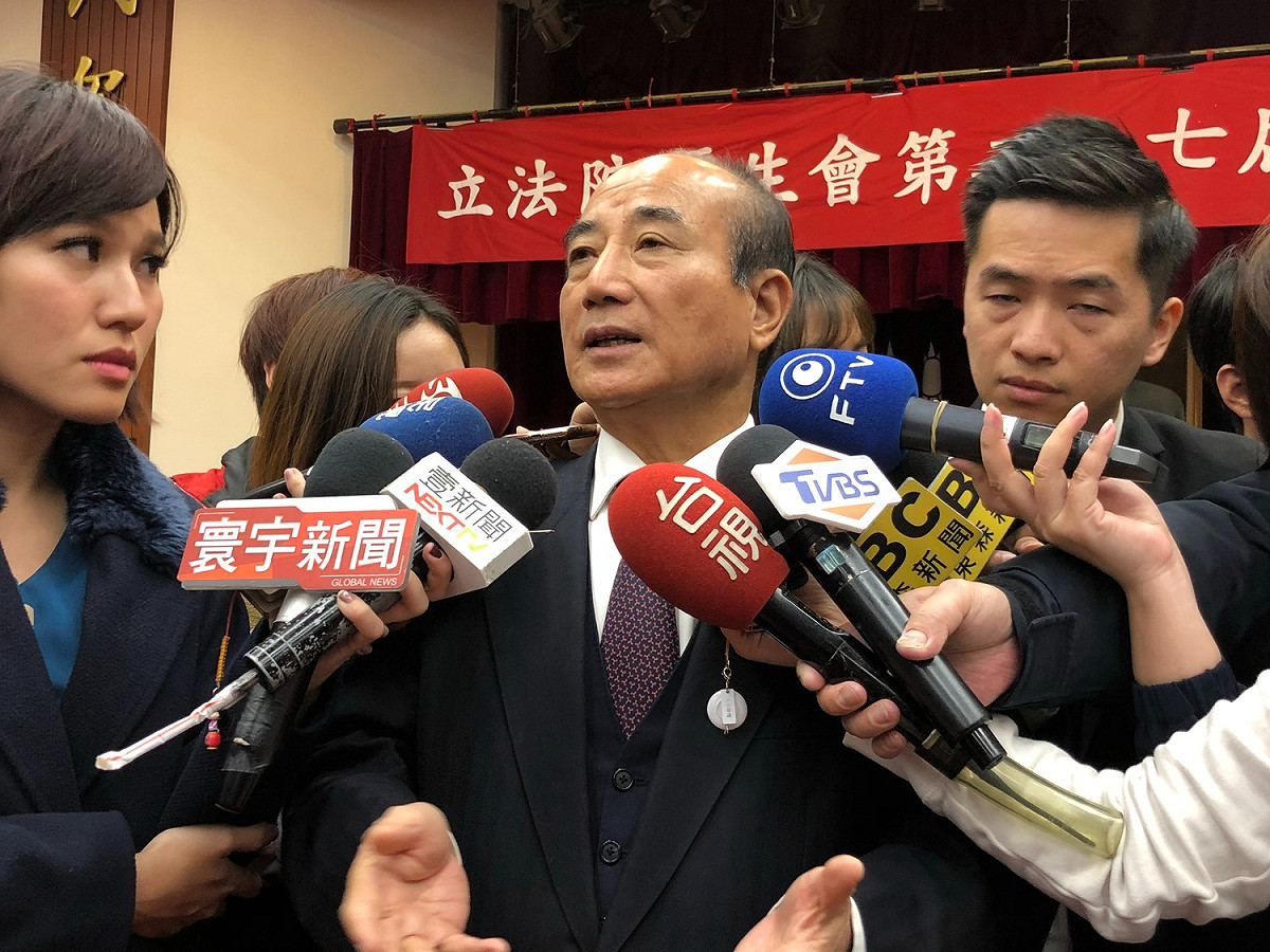 前立法院長王金平今天中午參加立法院厚生會新舊任會長交接典禮。 圖：趙婉淳／攝