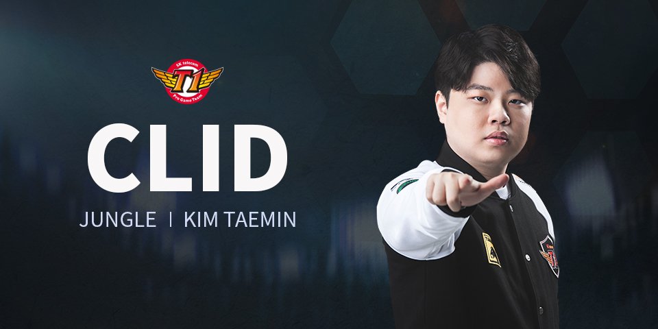 SKT新任打野選手Clid 圖：翻攝自 SKT 推特