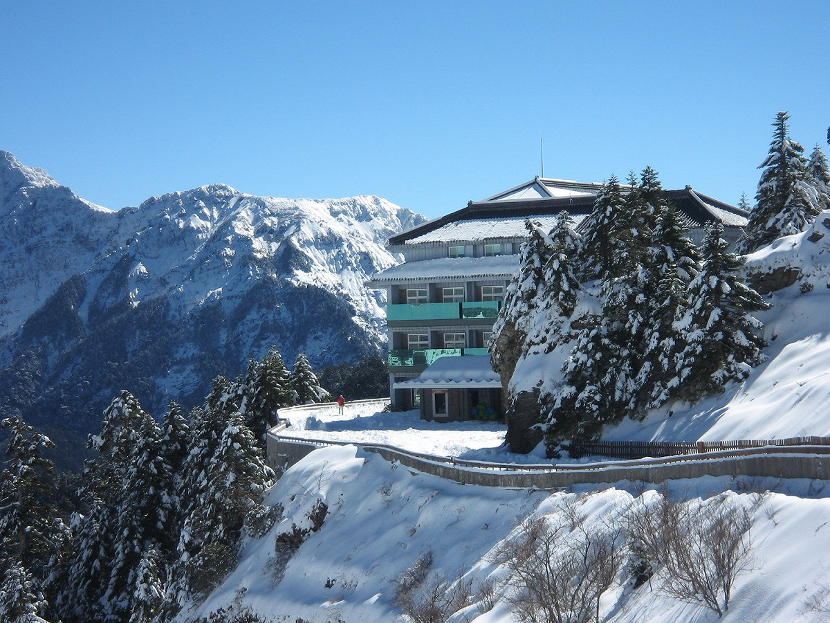合歡山雪季即將來臨。 圖 : 東勢林區管理處/提供
