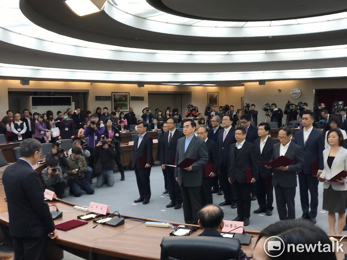 市長與副市長、一級機關政府首長宣誓就職典禮。 圖 : 周煊惠/攝