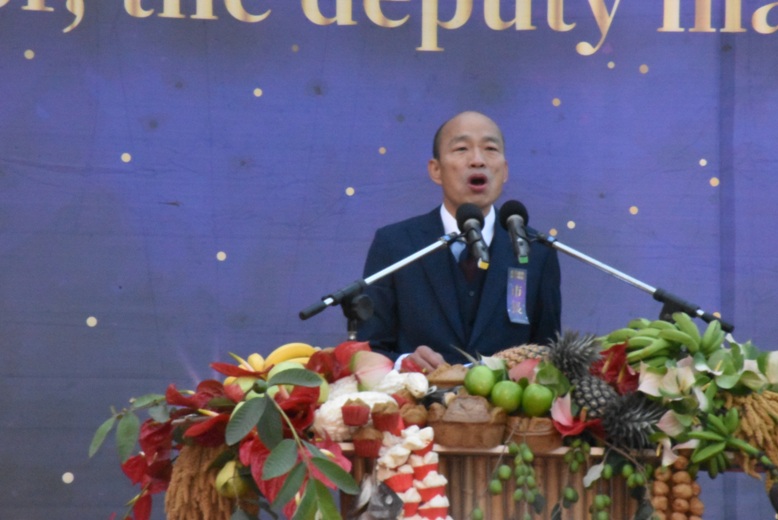 高雄市長韓國瑜就職演說 圖：孫家銘/攝