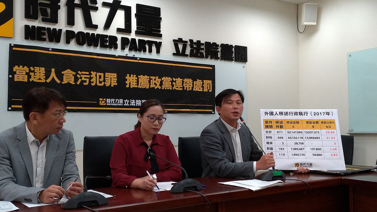 時代力量今天召開記者會。 圖:黃國昌/攝