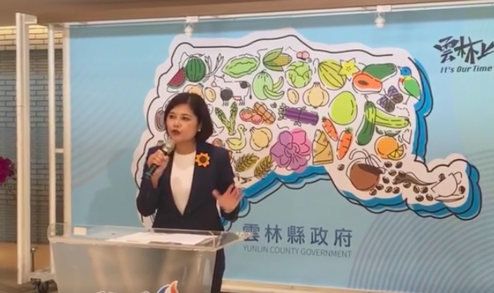 雲林縣長張麗善宣布進用廚餘餵養豬隻。 圖：翻攝張麗善臉書