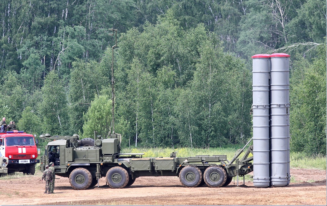 俄羅斯S-400飛彈野戰布署。 圖：翻攝維基百科