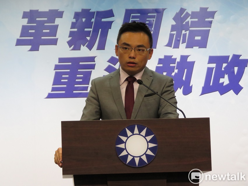 國民黨文傳會副主委兼發言人洪孟楷。 圖：新頭殼資料照片