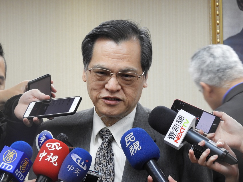 陸委會主委陳明通今天到立法院內政委員會審查陸委會預算。 圖：趙婉淳／攝