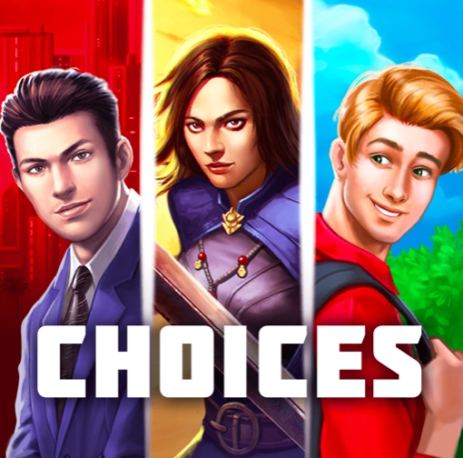 由 Pixelberry 製作的 Choices：Stories You play （左、中）及 Episode Interactive 製作的 Episode（右），都是當今成功的視覺小說。 圖：Pixelberry &amp; Episode Interactive