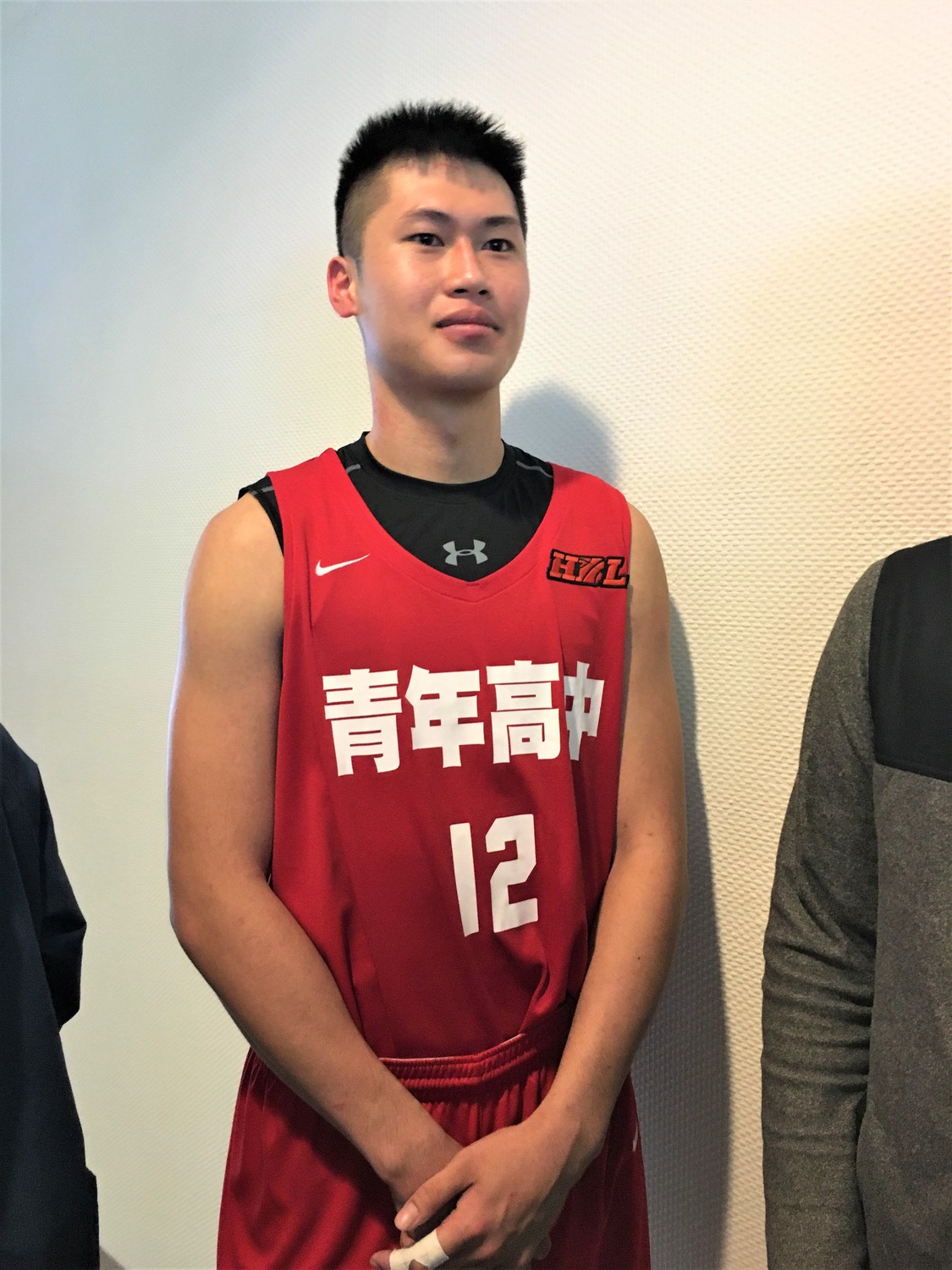 青年高中隊長涂亦含。 圖／鍾東穎攝,2018.12.28