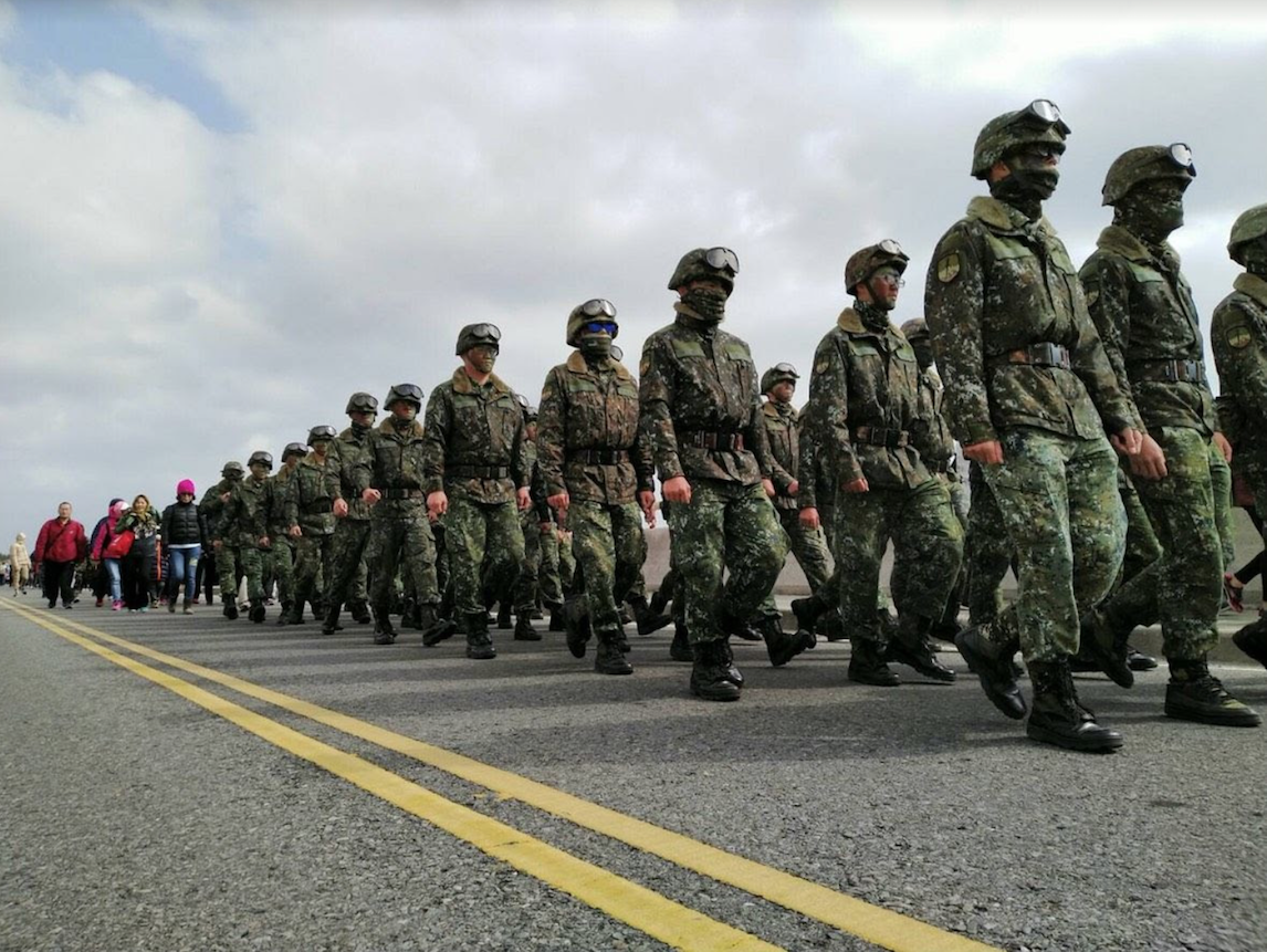 現場大批軍事迷著迷彩造型裝扮出席。 圖：澎湖縣政府/提供