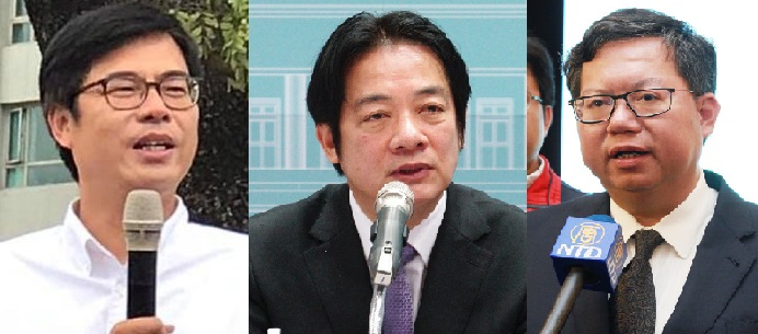 桃園市長鄭文燦及前立委陳其邁今天表示，他們都希望賴清德能夠續任 圖：新頭殼合成