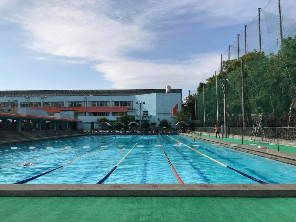 位於台北市萬華區的青年公園附設游泳池。 圖：翻攝青年公園臉書